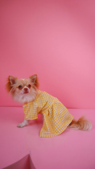 Vestido Picnic Amarillo