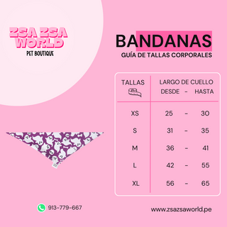 Bandana - Pinky Skull